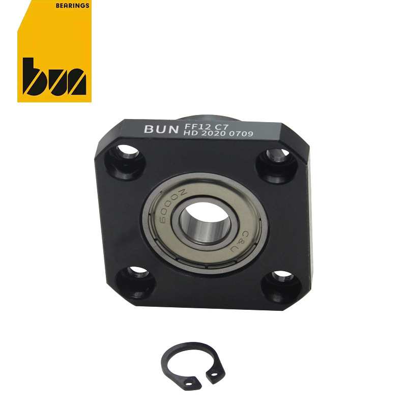 精密滚珠丝杆支撑座套装 FK/FF681012152030固定座丝杆轴承座