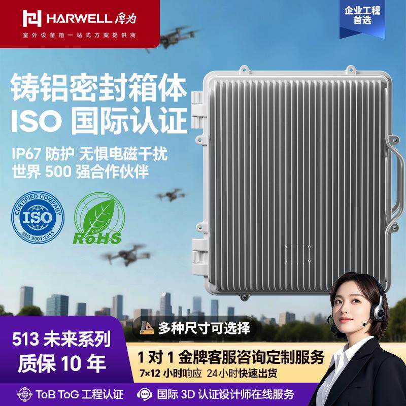 HARWELL信号箱移动基站网桥无线放大器EC513系列铸铝箱户外防护