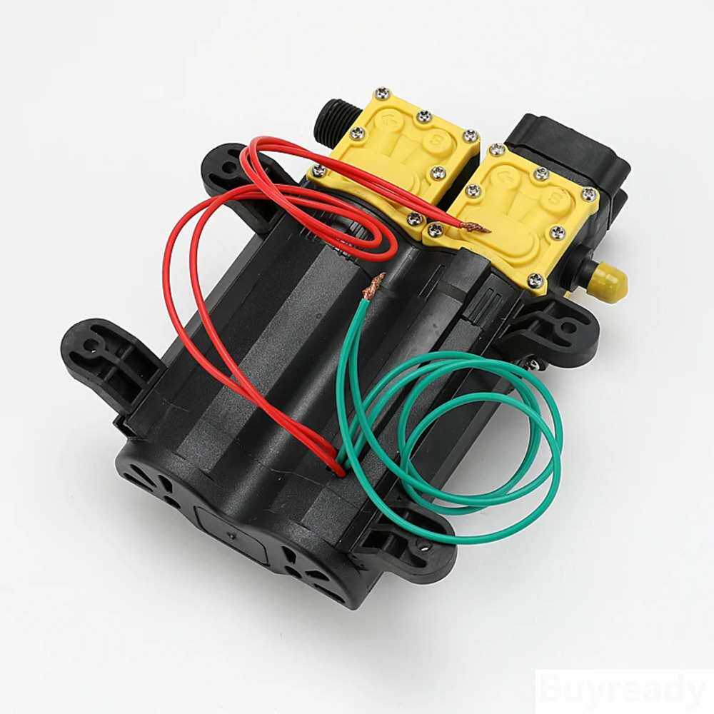 12V 220V 7A 130PSI 10L/min自动/回流式高压农用电动水泵双芯泵