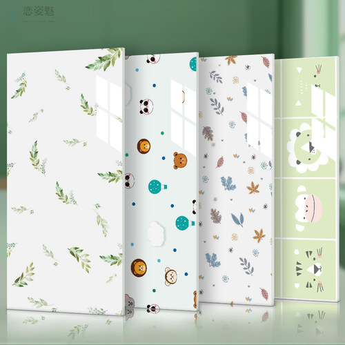 仿瓷砖铝塑板自粘墙贴o防水防x潮卫生间浴室pvc墙板装饰自装防水