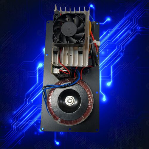 200w超劲diy220v音箱电脑功放板大功率环牛四管功放加风扇功放