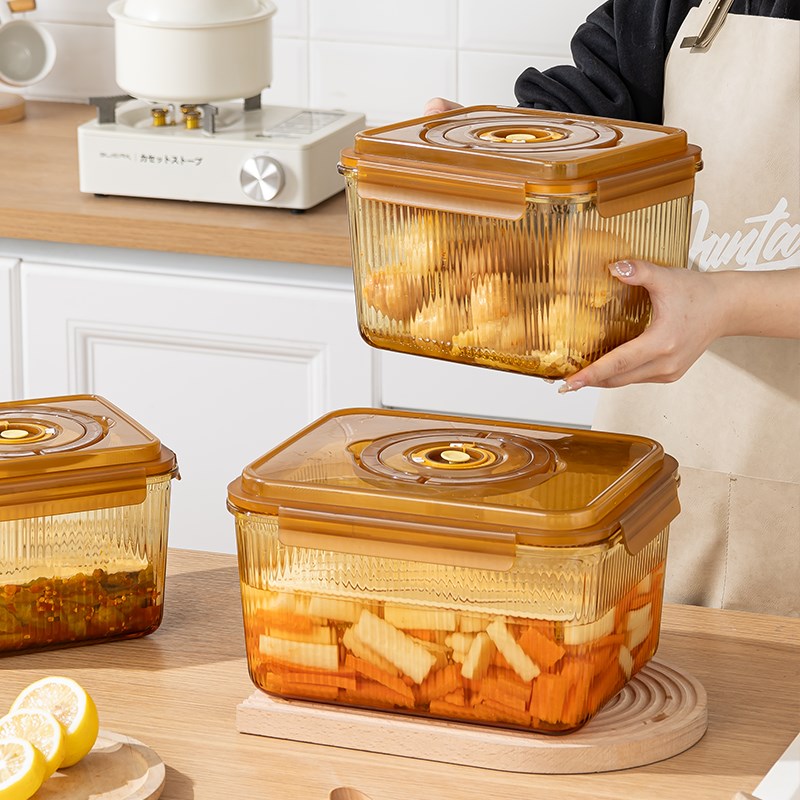 泡菜专用玻璃腌菜罐酸菜缸大号食品密封泡菜罐子密封咸菜家用带盖