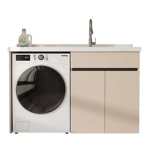 定制蜂窝铝滚筒洗衣机洗衣伴侣一体阳台带搓板定制新款 浴室洗手盆