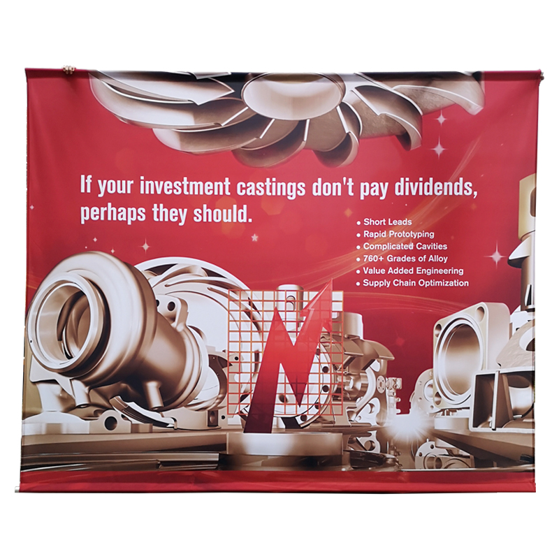 展会海报挂画定制打印设计印刷标展位广告背景墙布置宣传挂轴制作