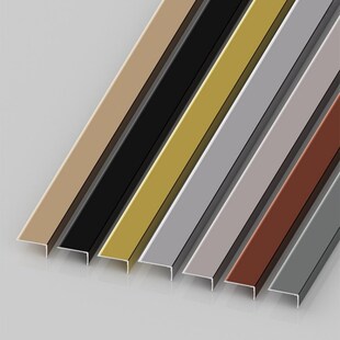 铝合金加宽L型收边条直角缝隙收口条7字阳角包边条瓷砖金属装饰条
