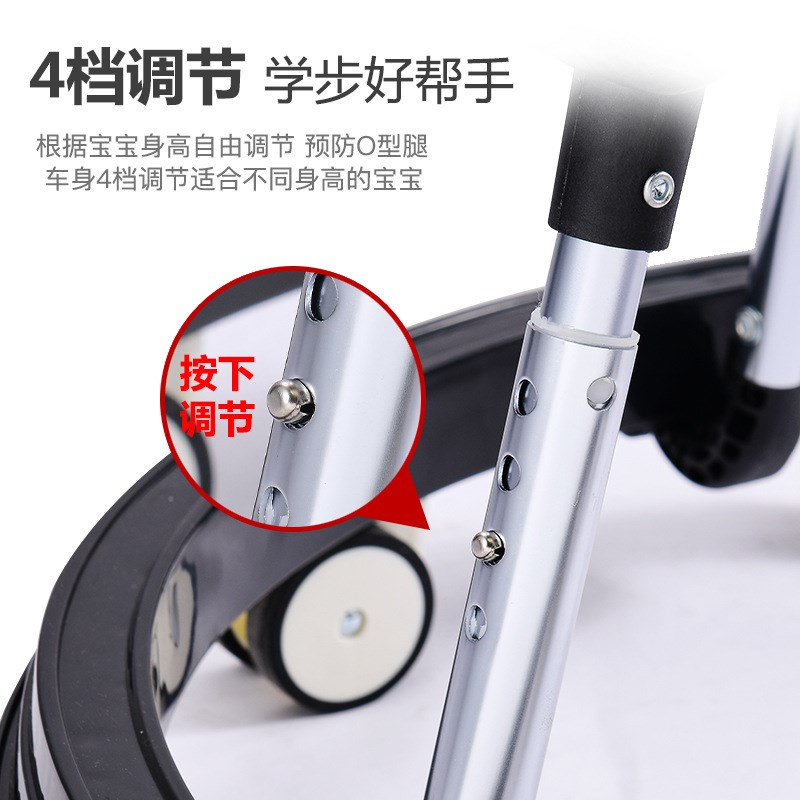 婴儿学步车防o型腿多功能防侧翻5-18月可坐可推学行车儿童手推车