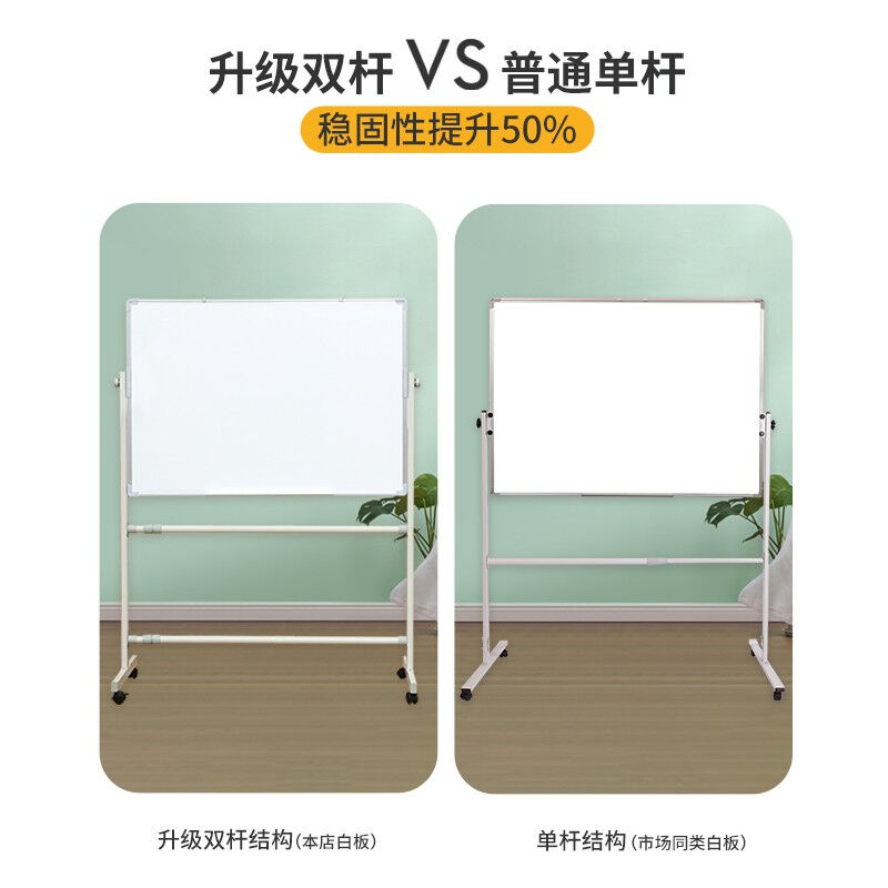 新款白板写字板支架式移动黑板架子商用办公儿童