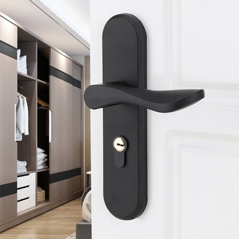 锁具卫生门锁房门单舌门老式木门卧室门锁家用灰黄门锁卫生间室内