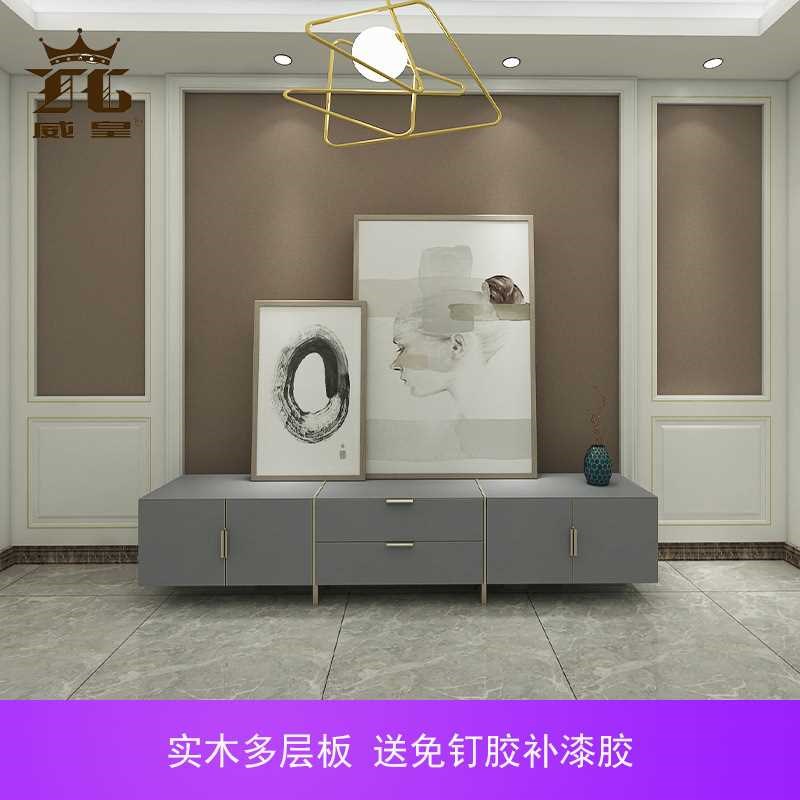 定制欧式客厅电视背景墙边框装饰条美式实木护墙板装饰木线条