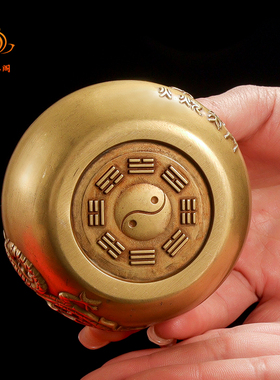 铜避火龙瓶子厨房西北角乾位化解火烧天门泻火龙开盖铜葫芦摆件