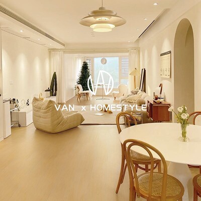 梵内 客厅仿实木纹砖地砖2s00x12E00 奶油白卧室木纹瓷砖原木地板