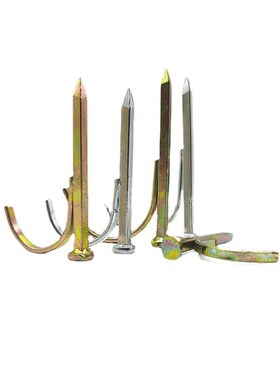 4分/6分/1寸ppr水管钉勾固定钢钉钩钉水泥N钉子免打孔管卡钉U型钉