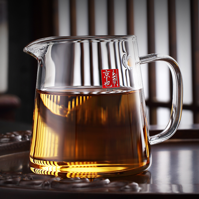 加厚玻璃耐热公道杯茶水倒茶器带茶漏一体三件套茶滤功夫茶具茶海