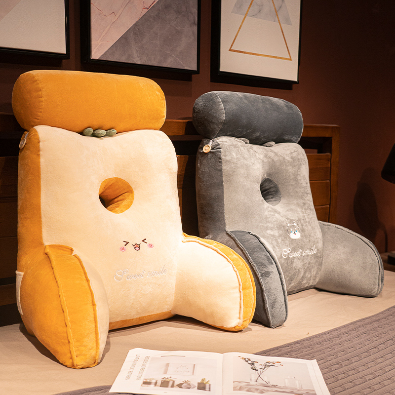 床头靠垫软包床上靠背榻榻米大靠枕靠背垫宿舍抱枕女生腰枕护腰垫