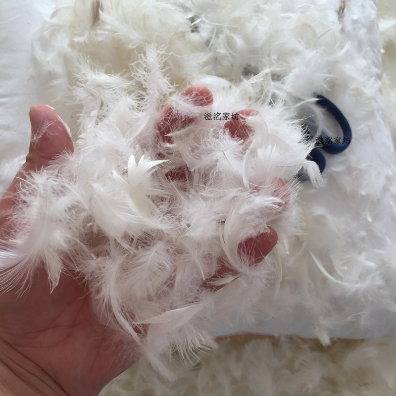 羽绒靠垫芯办公室腰枕沙发抱枕白鹅绒羽毛床头靠枕大靠背45 50 60