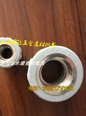 PPR90mm外丝直接灰色PPR内丝直通 外牙直接 工业PPR水管接头配件