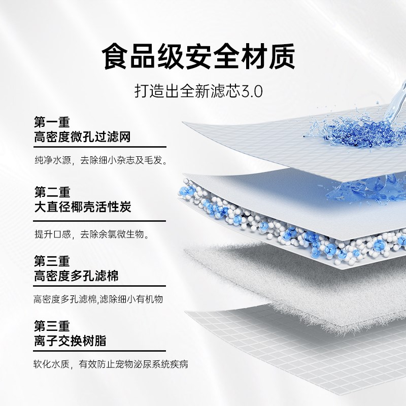 宠物饮水机恒温自动循环猫狗自动饮水器流动宠物喂水器大容量静音