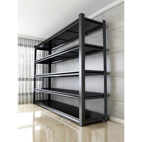 家用置物架货架多层落地书架阳台储物架杂物间商用超市钢制收纳架