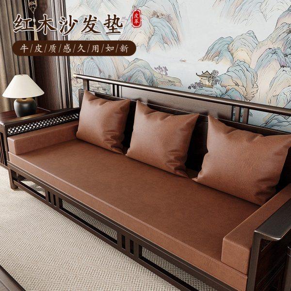 2025红木沙发椅垫新款红木皮坐垫定制高端刺绣沙发垫防滑耐磨耐脏,居家布艺,沙发垫,淘宝优惠券,粉丝福利购,淘宝优惠卷