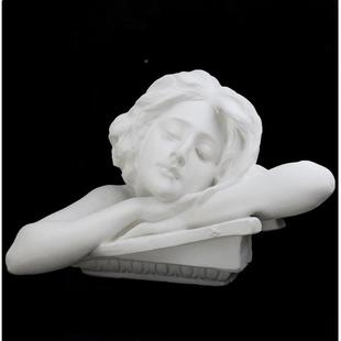 勃兰特思考石像头石膏教具石膏像石膏像装 饰雕COA石膏膏像美术塑