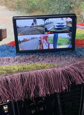 货车四路监控高示清夜视24V行车载车60029影像AHD倒前后车记录仪