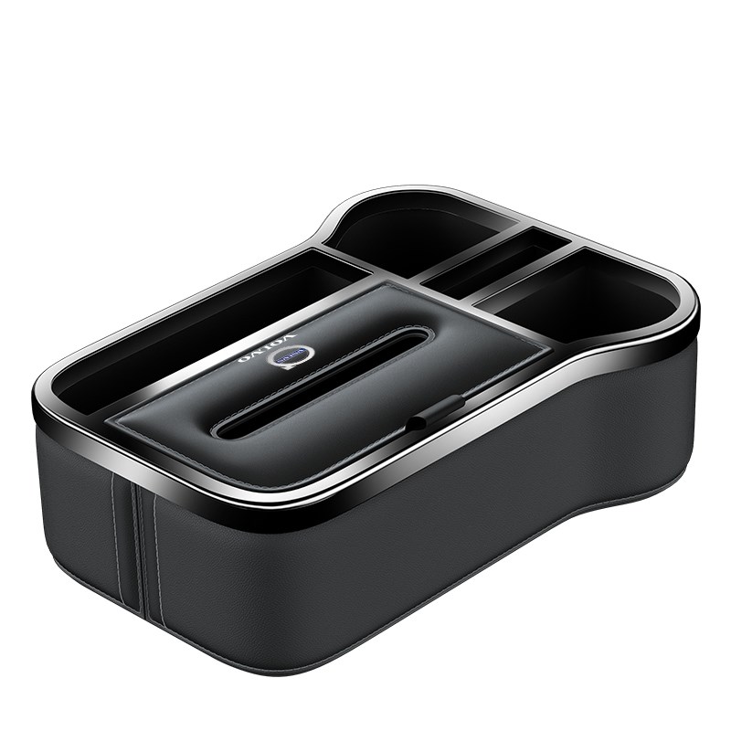 沃尔沃扶手箱储物盒xc60s90s60车载收纳盒纸巾盒杯V架汽车用品大