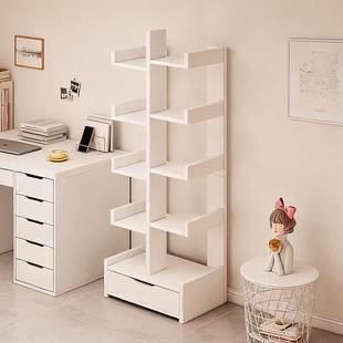 书架落地现代简约置物架厅型儿童网红迷书你家具客收纳家小用DUR