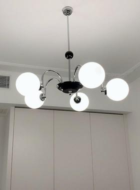 客厅吊厅灯中中古风魔豆法式简约现代60072卧室餐主灯奶包油豪斯