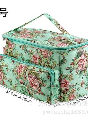 家用津号方形毛线收纳大包牛编织用品整理布多EB系列功能收纳方袋