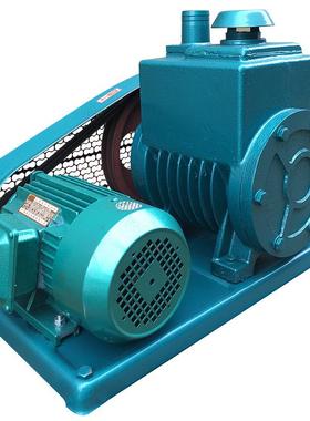 X100旋片式真空用抽工业抽45736空气中高真空空树脂水环式环真泵