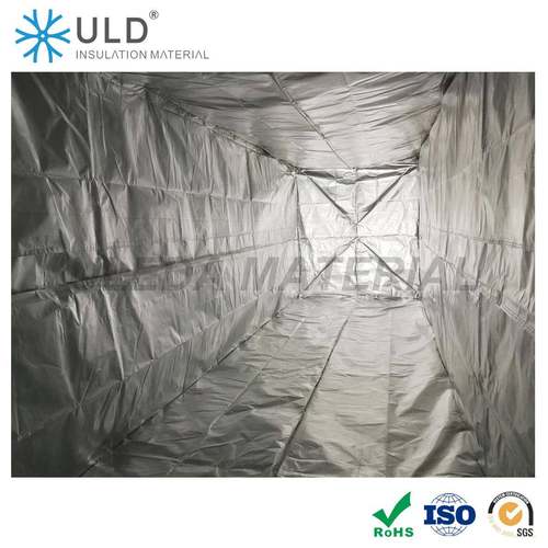 40HQ标准海运装箱热防潮758衬袋箔隔热层铝隔隔热集膜