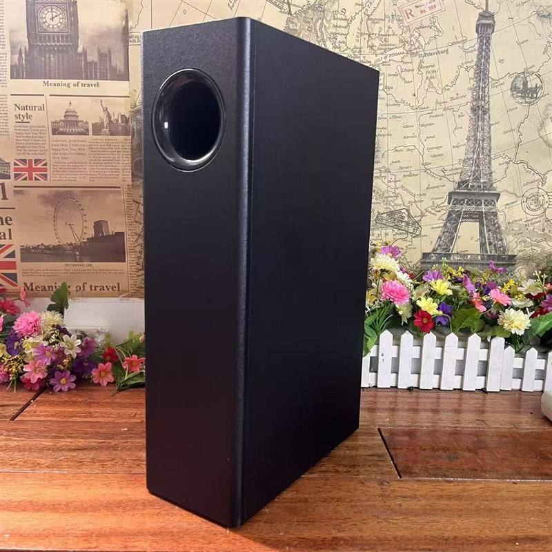 大功率超薄6.5寸无源低音炮全木质音箱侧低音功率4欧30W回音壁炮