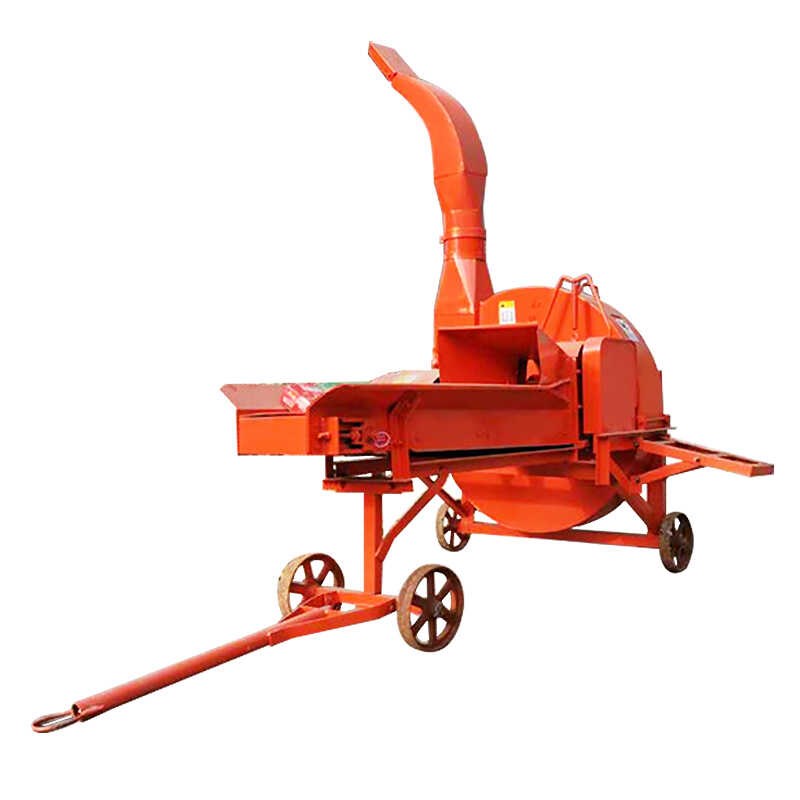 卧式干湿两用铡草机2024新款自动切草揉草机养殖场小型铡段机