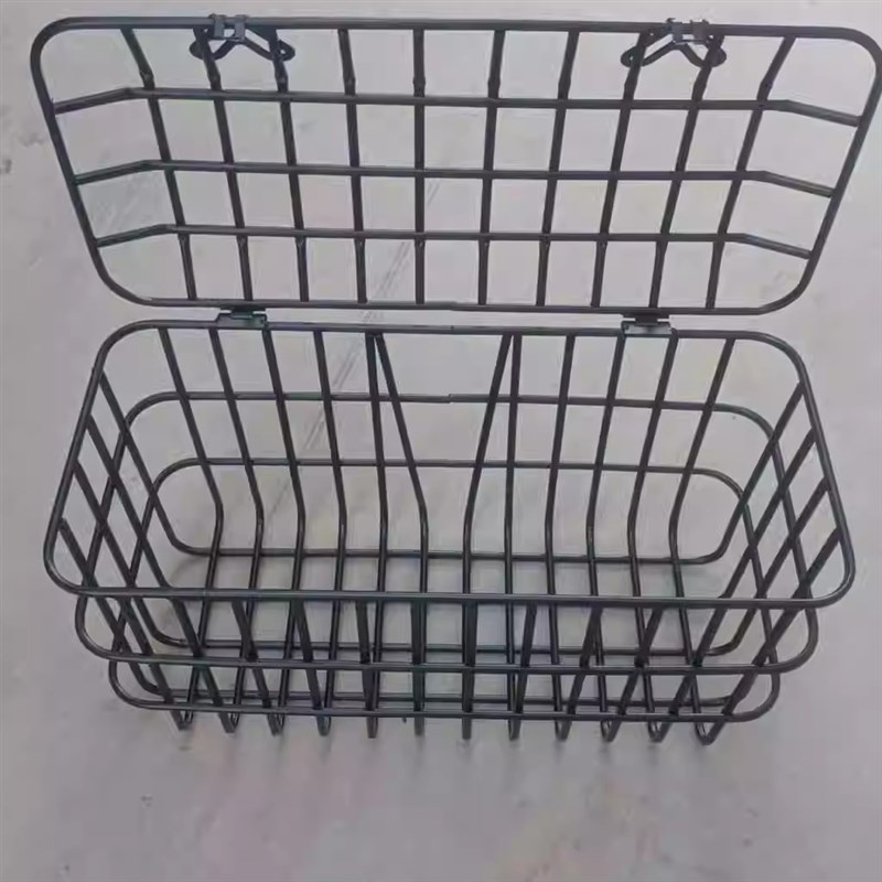 2024新款电动三轮车后车筐加宽电动后尾篮后筐内胆带盖后尾筐