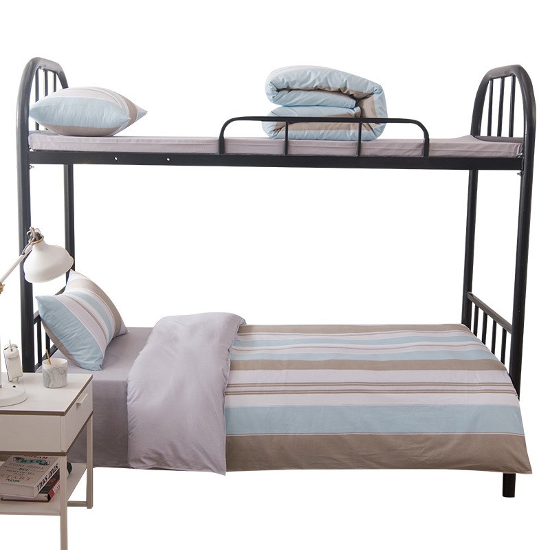 学生宿舍六件套全棉床单被套床盖3件套寝室床上用品被褥套装