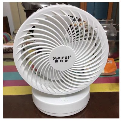 戴利普台式电风扇小型台扇桌上充电超长续航办公室桌面款小风扇无