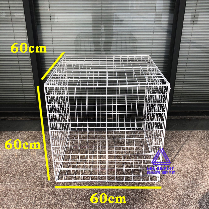 铁艺网格网立方体装修立柱装饰展示台婚礼节日铁架白布置 T台引路