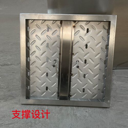 400*400不锈钢防滑井盖水篦子厨房沉沙井盖下水道排水地沟花纹板