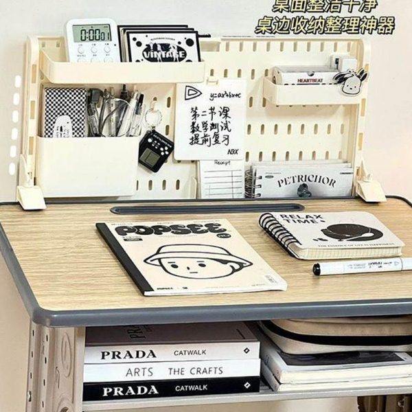 桌面洞洞板置物架宿舍书桌立式公室工位隔板整理架文具收纳神器,收纳整理,书桌收纳置物架,淘宝优惠券,粉丝福利购,淘宝优惠卷