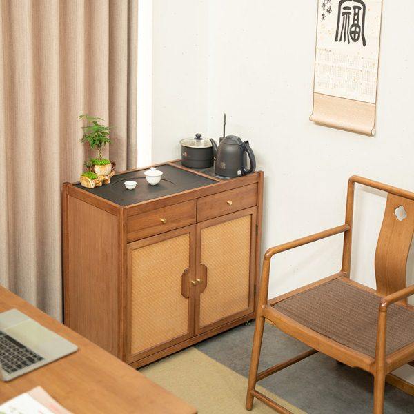 祥福可移动茶台未央泡茶柜烧水壶一体茶水柜中式家用茶几沙发边柜,住宅家具,家用茶台/茶桌,淘宝优惠券,粉丝福利购,淘宝优惠卷