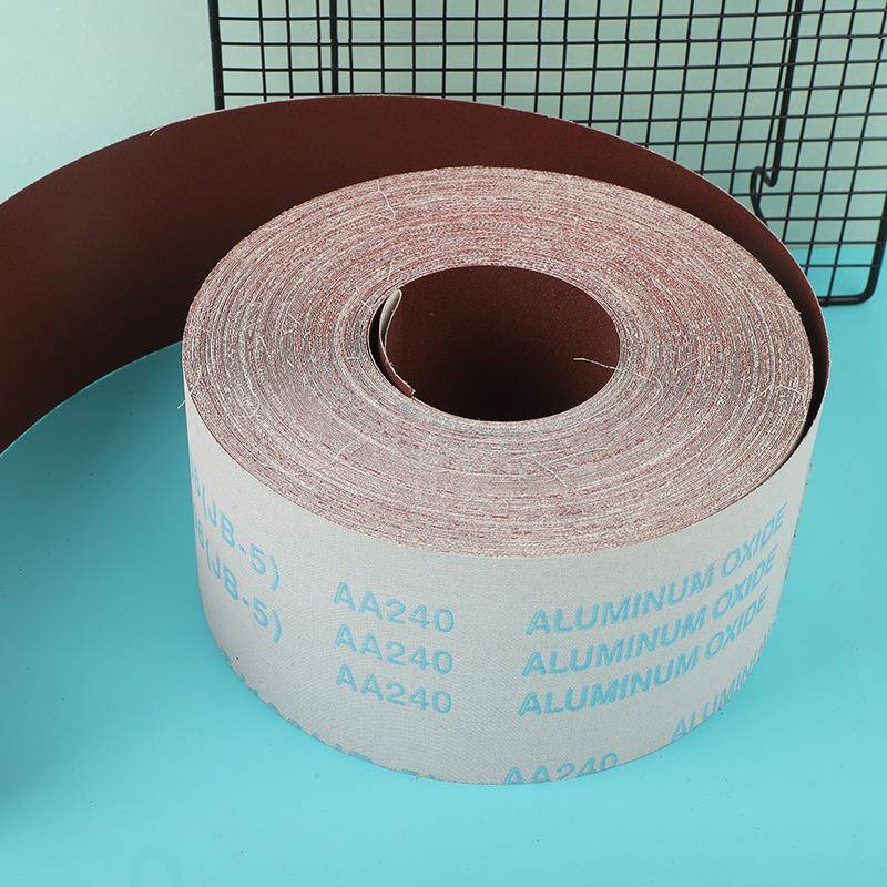 厂DPT家供手撕砂背绒软布卷砂布打磨砂布直纸木卷工砂卷4寸4.5