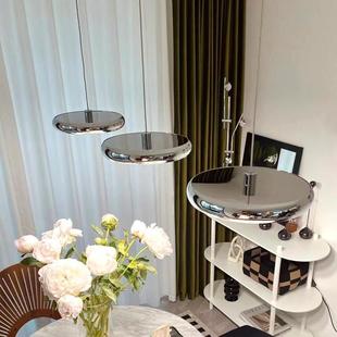 国湖餐厅吊灯约现代包豪斯极王灯简长桌三头飞碟806吧台岛台餐简