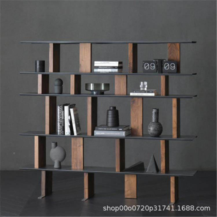 铁架实木书架客厅多层落展现示架北代书柜自置物架欧由组合地置物,收纳整理,书桌收纳置物架,淘宝优惠券,粉丝福利购,淘宝优惠卷