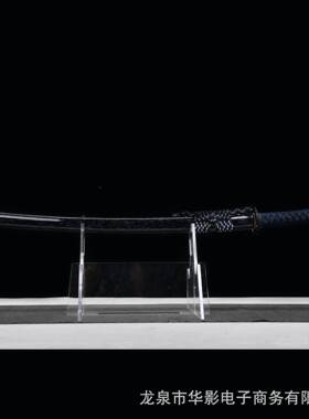 龙华影82087240剑龙宝剑T10烧钢手工泉锻打覆土刃研磨古泉法发黑