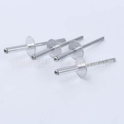 喜隆大帽铆铝铁抽芯钉拉钉开口型不锈钢铆仕钉铁铆拉钉铝PHP铆钉