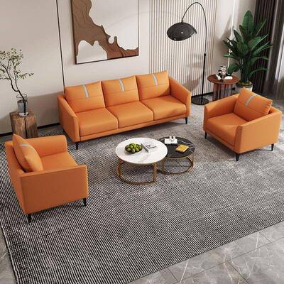 新款免沙发小户型科客布技北欧现KRA代简洗约厅卧室双人三人组合