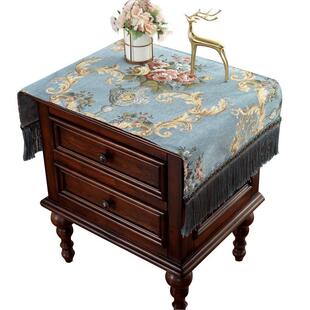 床柜头盖尘布盖巾家卧室梳妆台桌F96SS759布防罩打用印机台垫布花