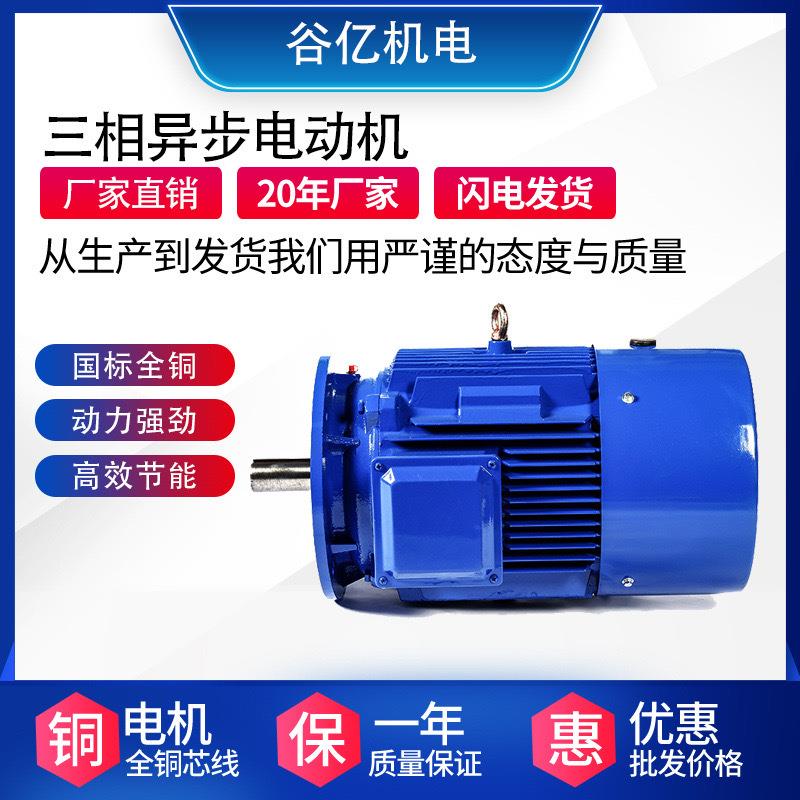 YE4三相异步电动机11KW-2极电动机清洗机矿山水泵等三相电机