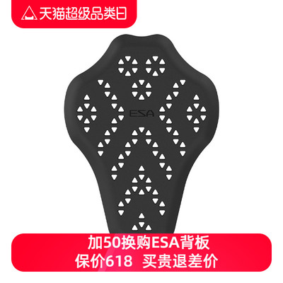 ESA 骑行服护具 背板背甲防摔F防护耐磨摩托车护具护背护甲