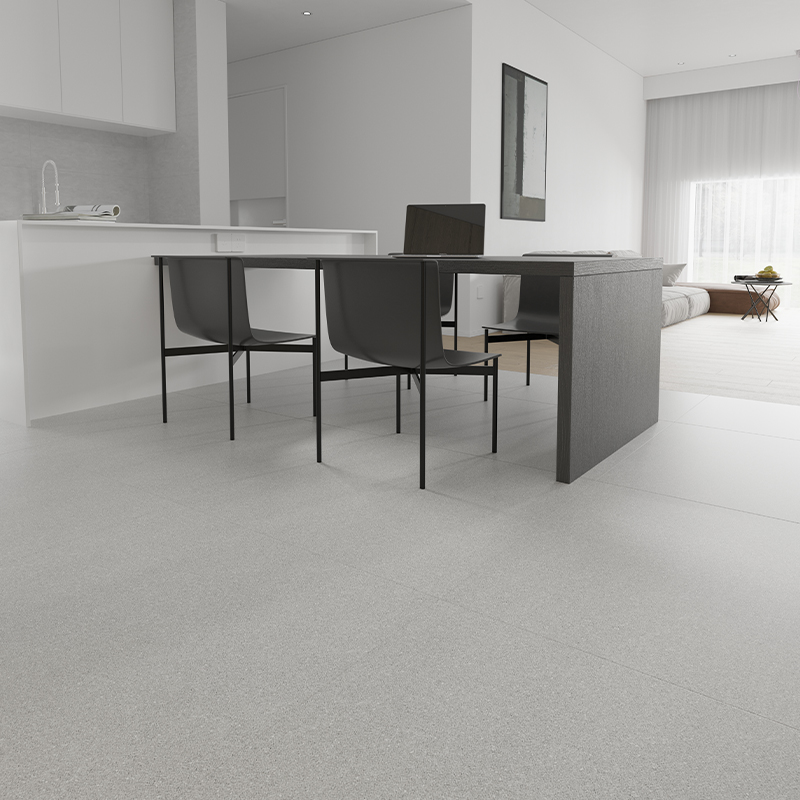 素色奶咖色小颗粒水磨石质感瓷砖 客厅卫生间连锁店铺地砖墙砖600